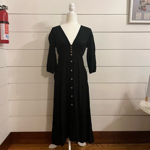 ELF button down maxi dress